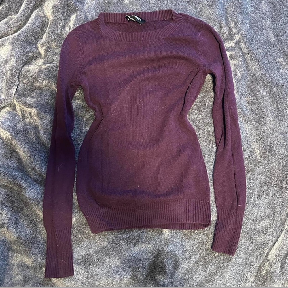 Express wine colored sweater